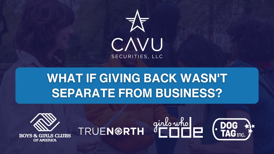 GivingBack_CAVUSecurities
