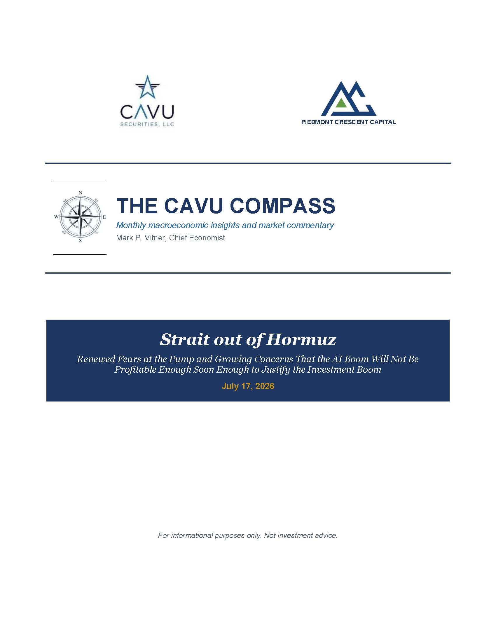 The CAVU Compass: Strait out of Hormuz