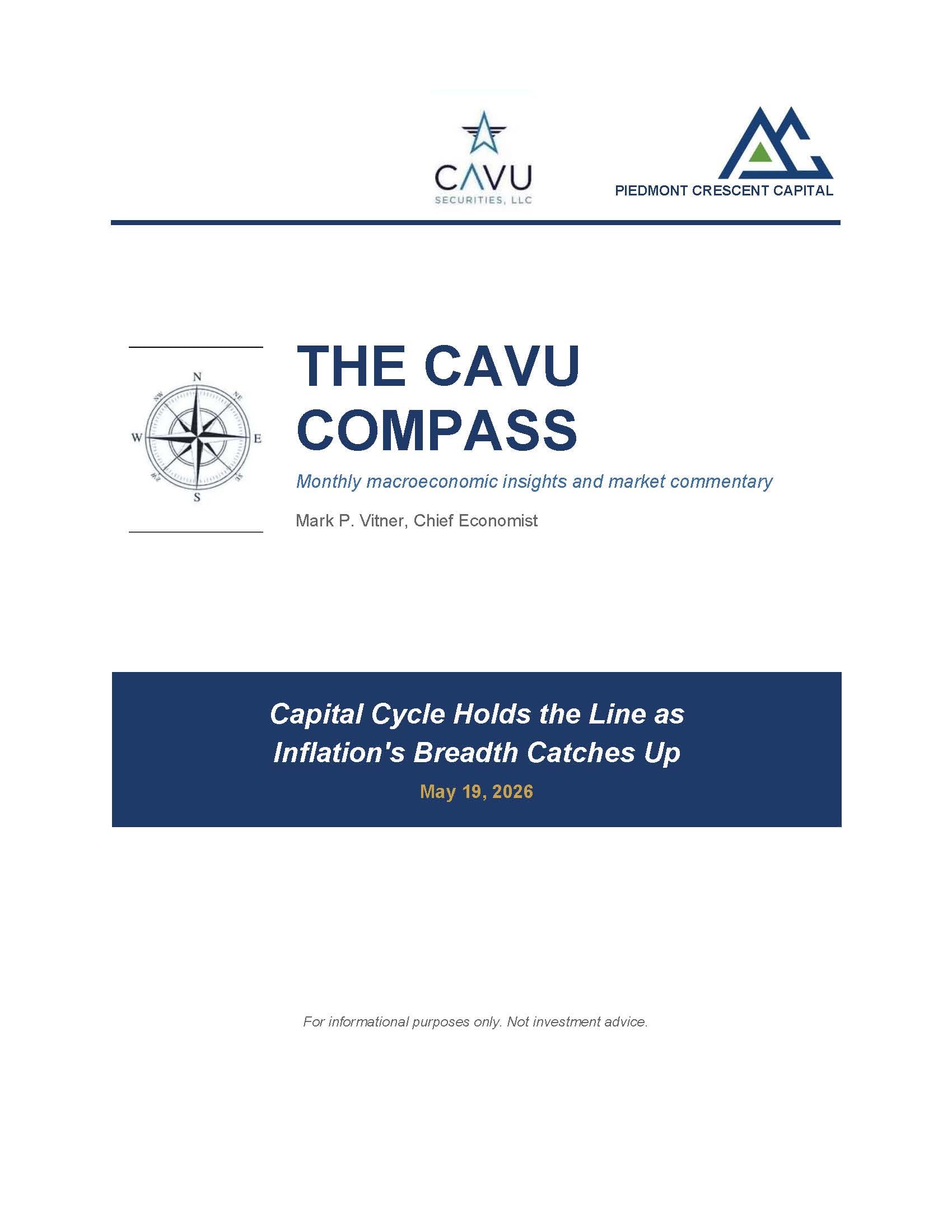 the CAVU Compass: Capital Cycle Holds the Line as Inflation breadth Catches Up