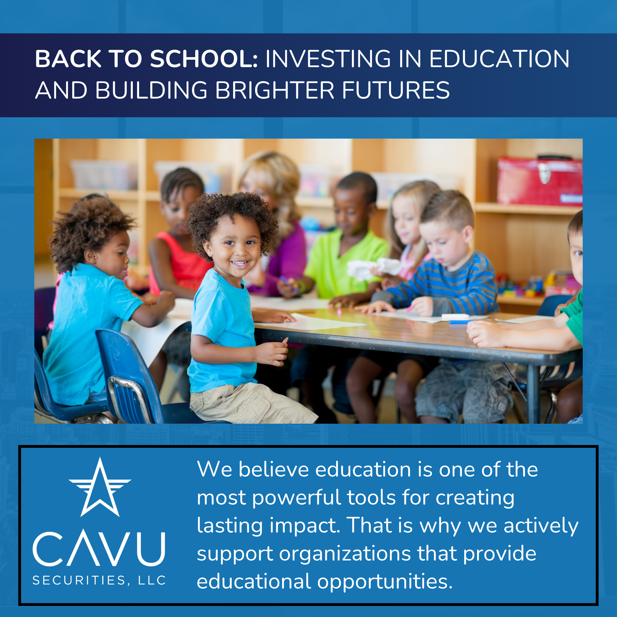 Back to School: Investing in Education and Building Brighter Futures