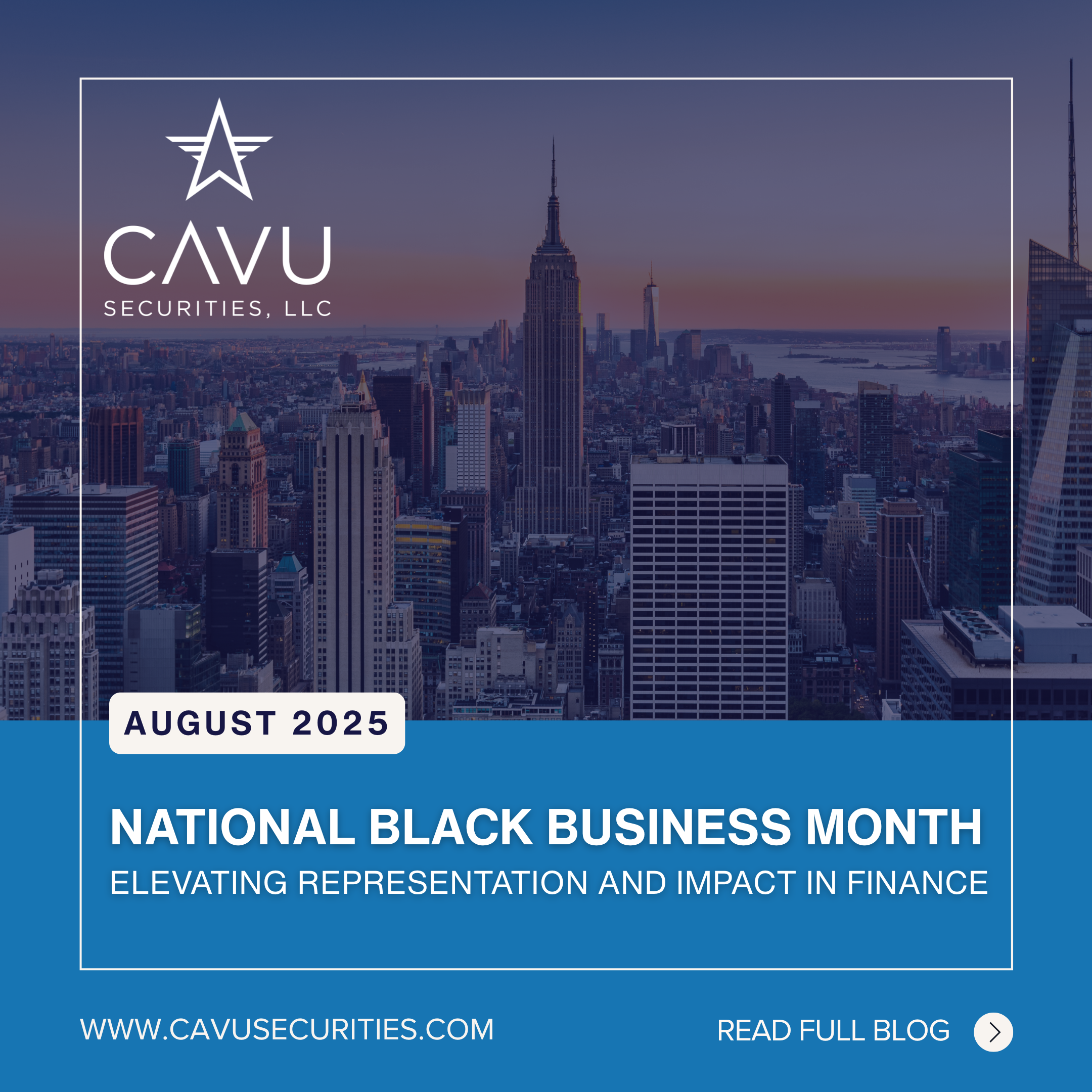 National Black Business Month: Elevating Representation and Impact in Finance
